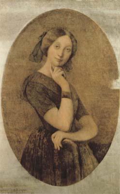 Portrait of Vicomtesse Louise-Albertine d'Haussonville (mk04), Jean Auguste Dominique Ingres